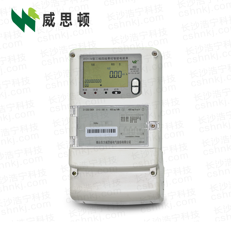 煙臺威思頓DTZY178系列三相費(fèi)控智能電能表